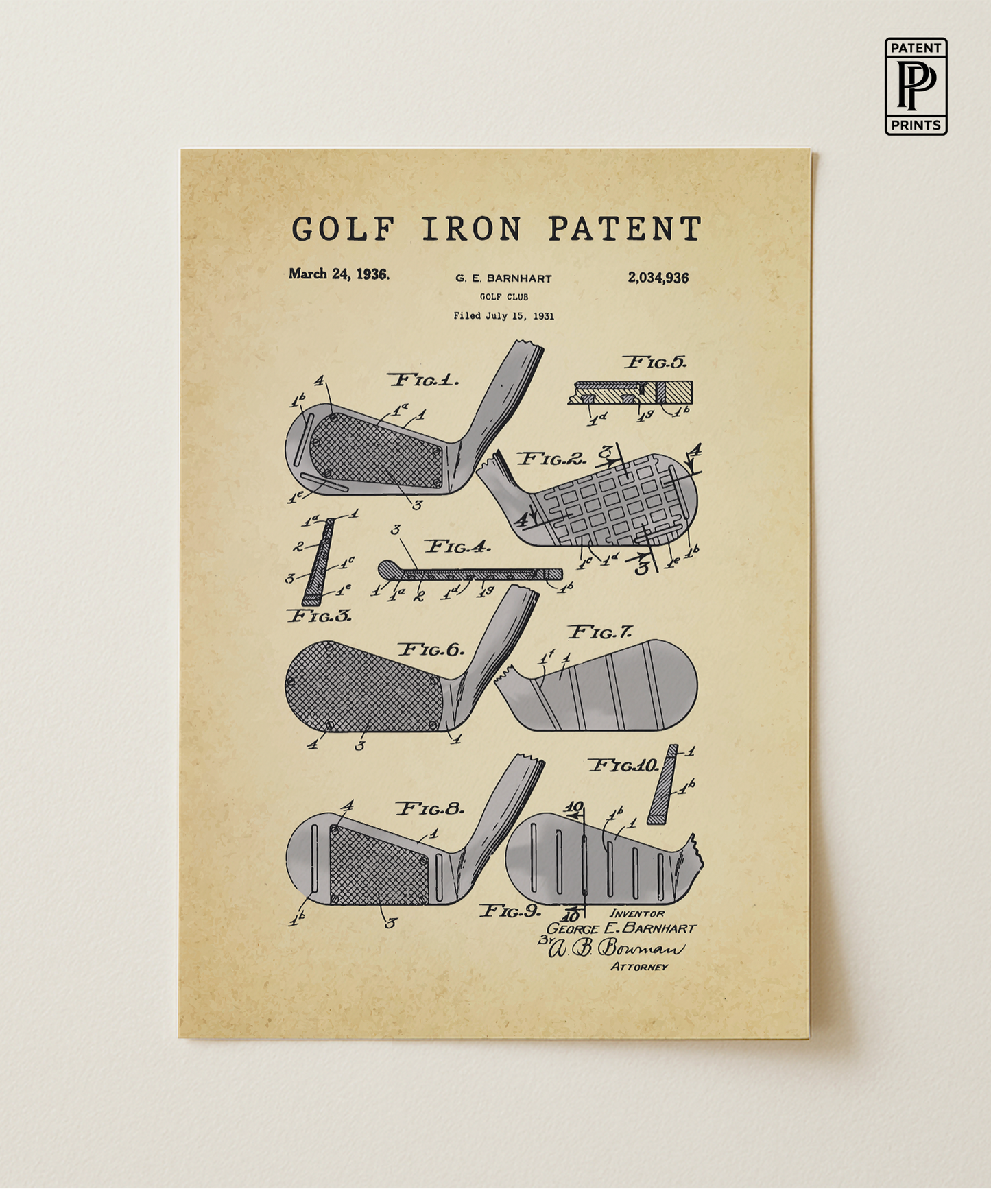 Golf Iron Patent