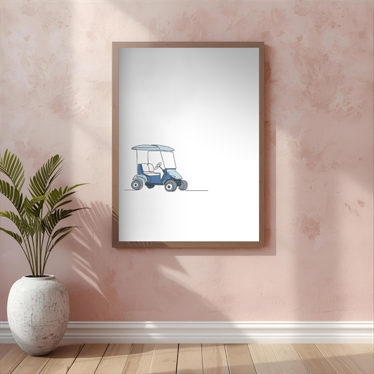 Golf Kart - Blue