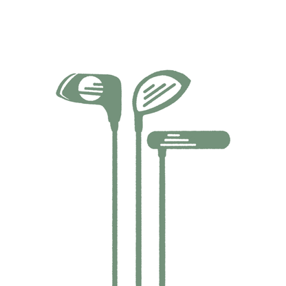 Golf Sticks Kids - White