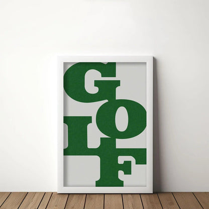 GolfTypeGray_WhiteFrame - GOLF LEAGUE