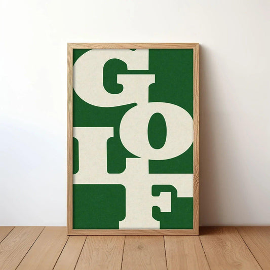 GolfTypeGreen_WoodFrame - GOLF LEAGUE