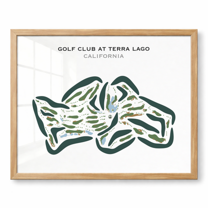 Golf Club At Terra Lago, California - Printed Golf Courses