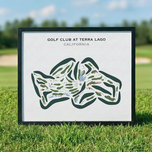 Golf Club At Terra Lago, California - Printed Golf Courses
