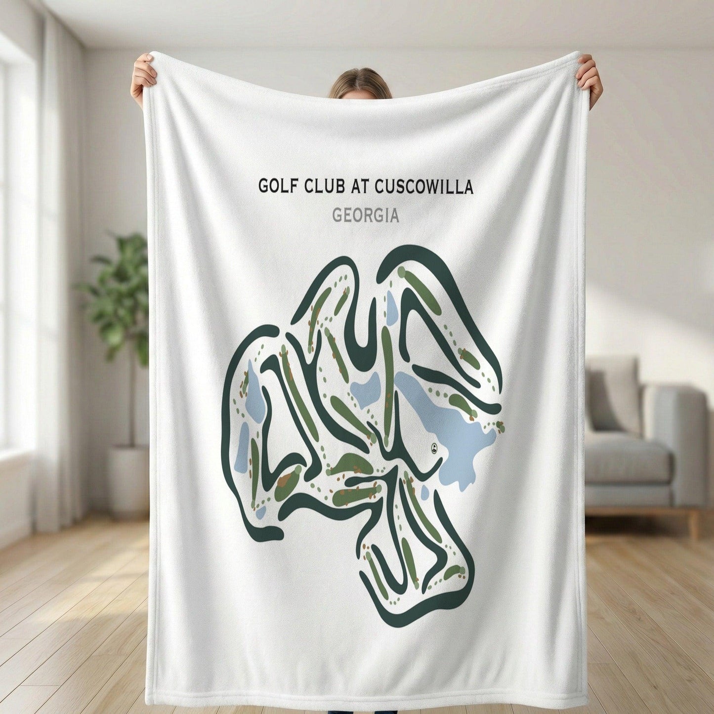 Golf Club at Cuscowilla, Georgia - Printed Golf Courses