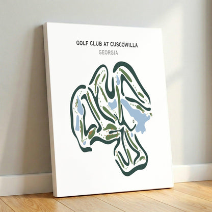 Golf Club at Cuscowilla, Georgia - Printed Golf Courses