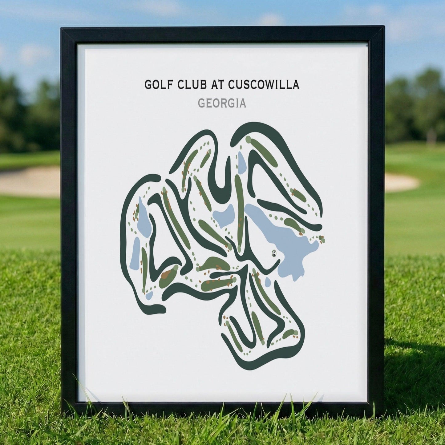 Golf Club at Cuscowilla, Georgia - Printed Golf Courses