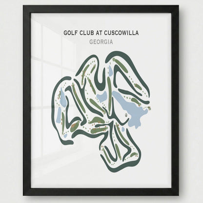 Golf Club at Cuscowilla, Georgia - Printed Golf Courses