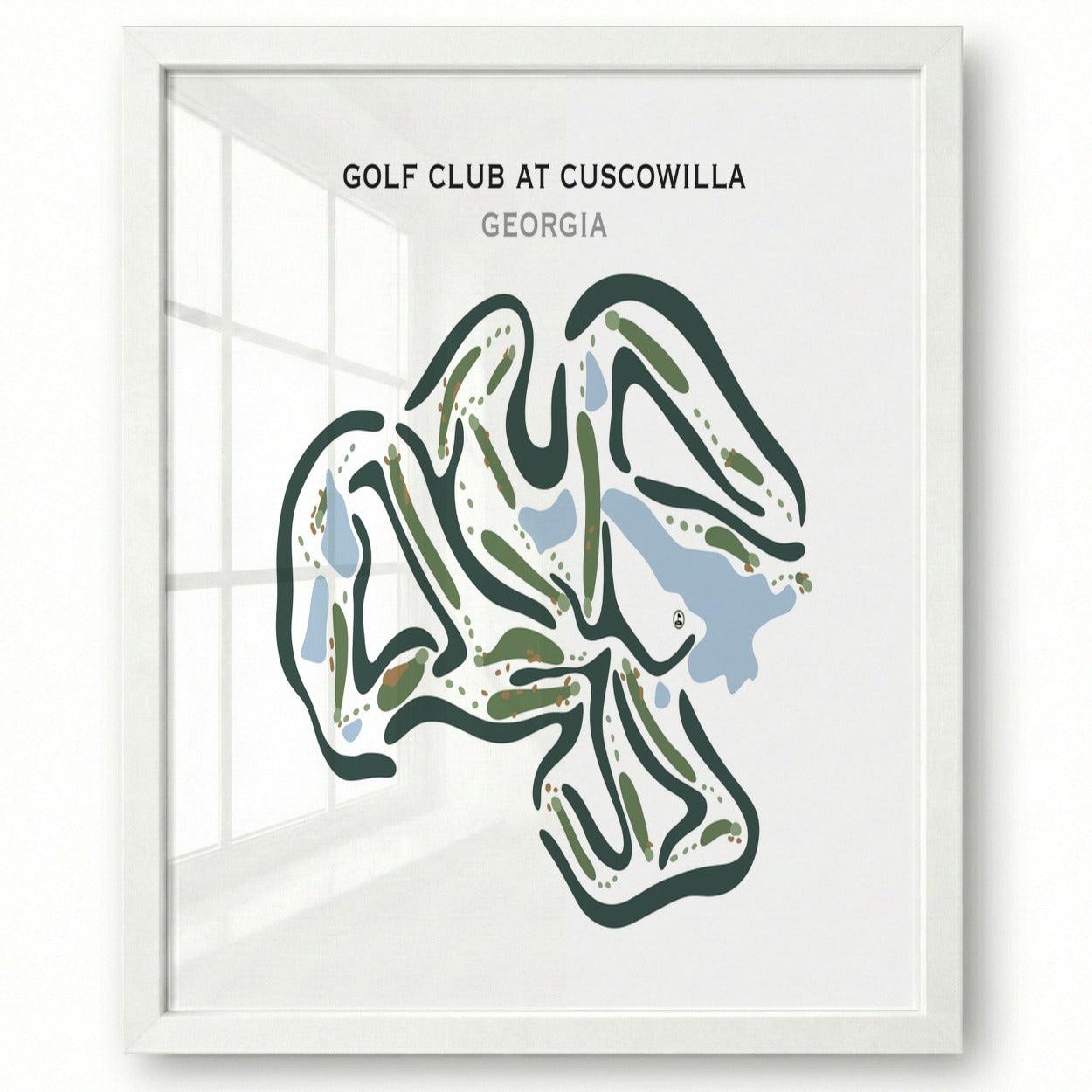 Golf Club at Cuscowilla, Georgia - Printed Golf Courses