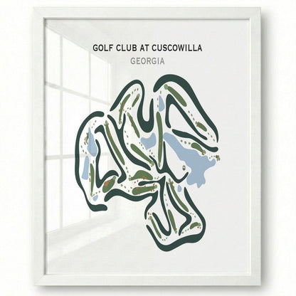 Golf Club at Cuscowilla, Georgia - Printed Golf Courses