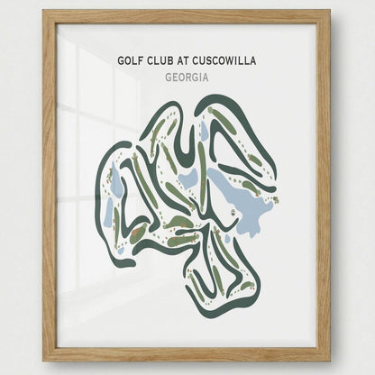 Golf Club at Cuscowilla, Georgia - Printed Golf Courses