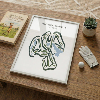 Golf Club at Cuscowilla, Georgia - Printed Golf Courses