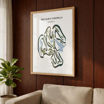 Golf Club at Cuscowilla, Georgia - Printed Golf Courses