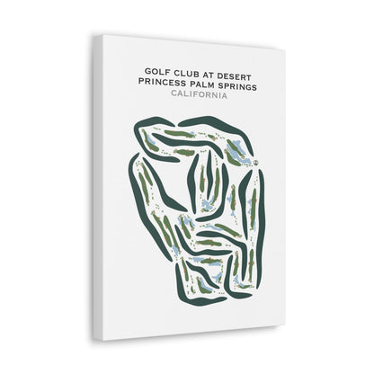 Golf Club at Desert Princess Country Club, California - Printed Golf Courses