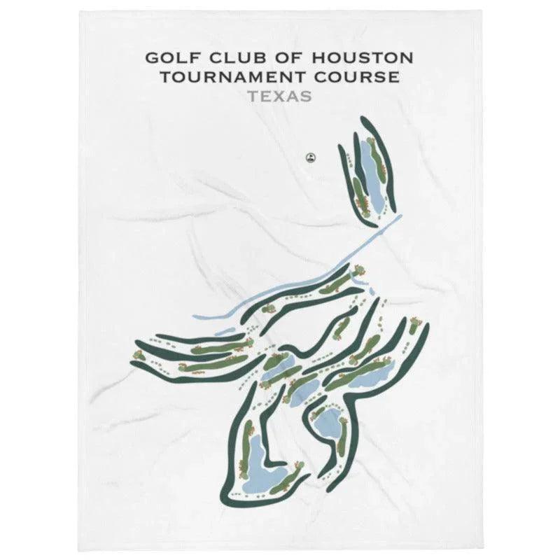 Golf Club of Houston Tournament Course, Texas - Printed Golf Courses