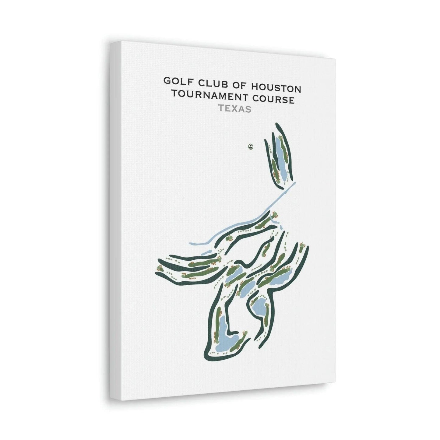 Golf Club of Houston Tournament Course, Texas - Printed Golf Courses