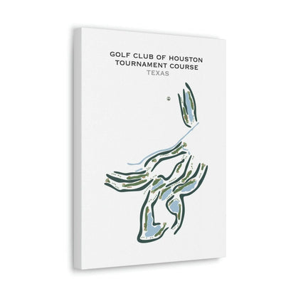 Golf Club of Houston Tournament Course, Texas - Printed Golf Courses