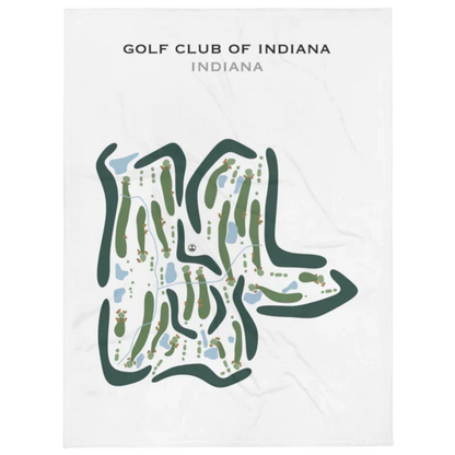 Golf Club of Indiana, Indiana - Printed Golf Courses