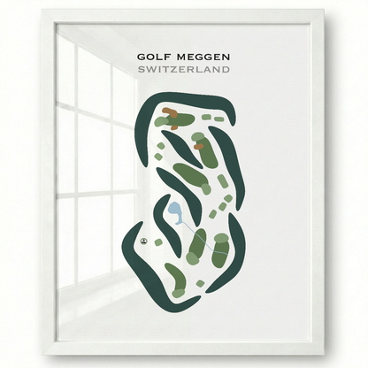 Golf Meggen, Switzerland - Printed Golf Courses