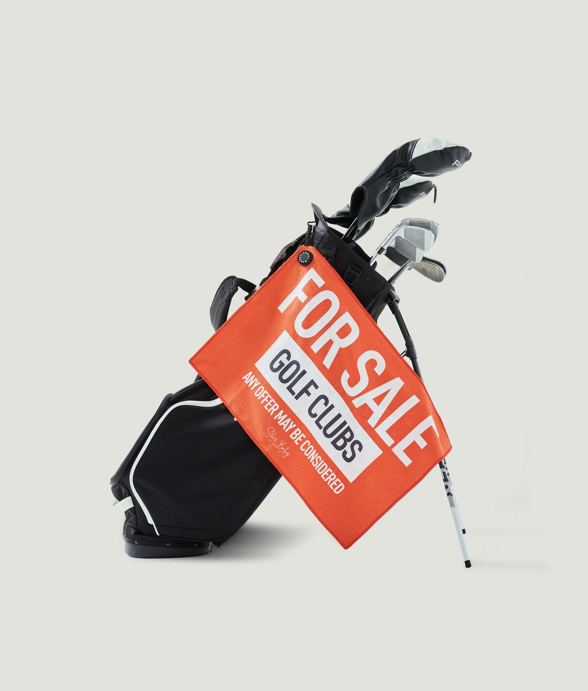 Golf Towel - Clubs for Sale