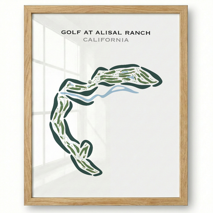 Golf at Alisal Ranch, California - Printed Golf Courses