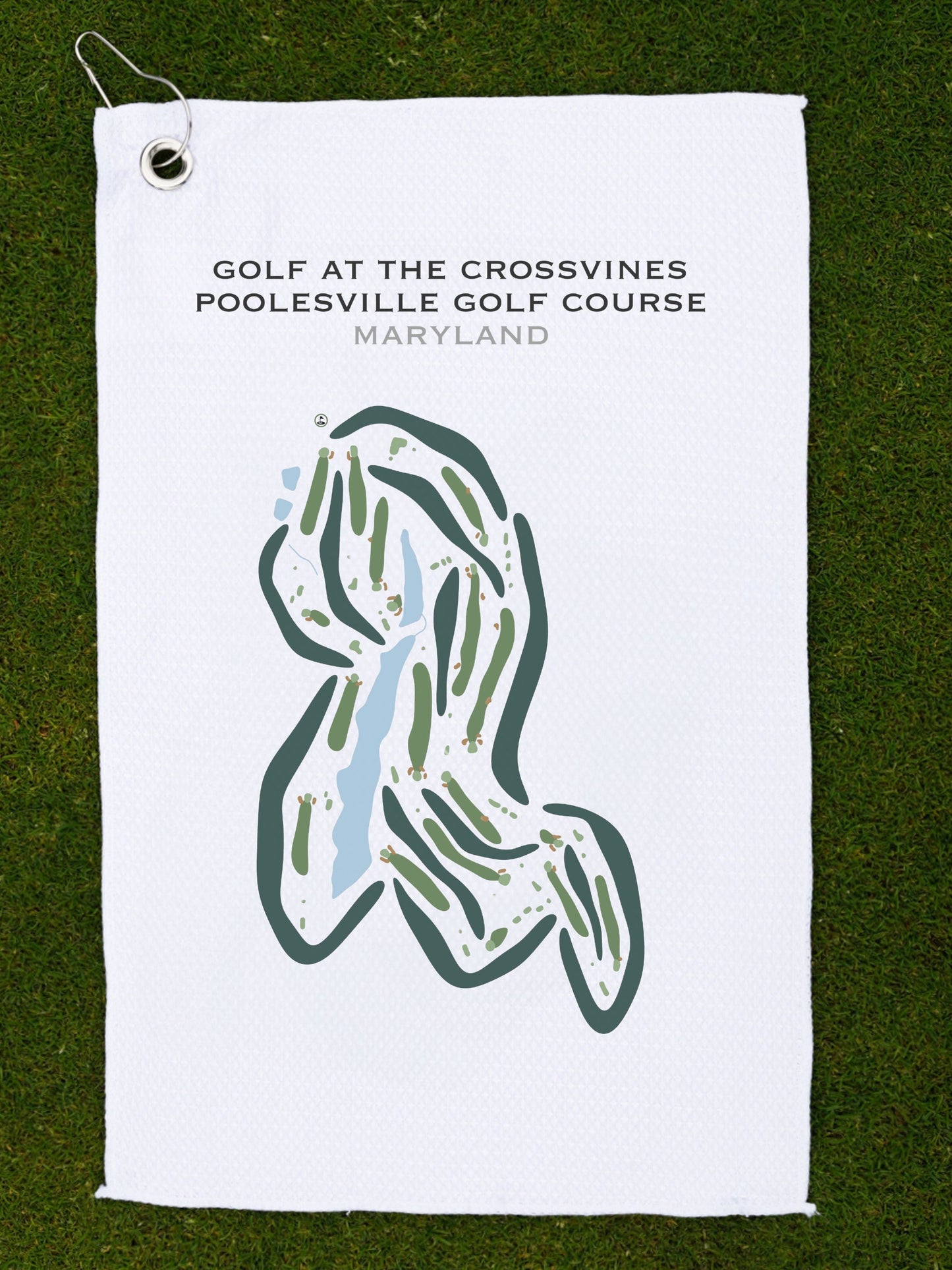 Golf at The Crossvines - Poolesville Golf Course, Maryland - Printed Golf Courses