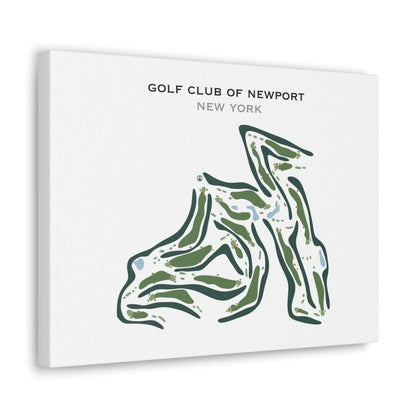 Golf Club of Newport, New York - Printed Golf Course