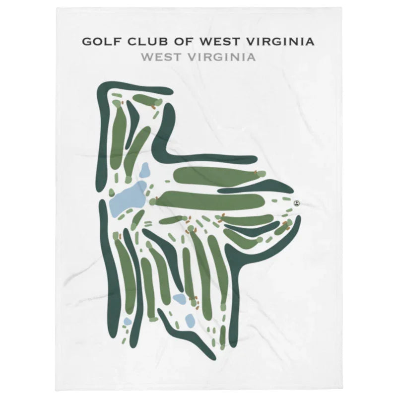 Golf Club of West Virginia, West Virginia - Printed Golf Course