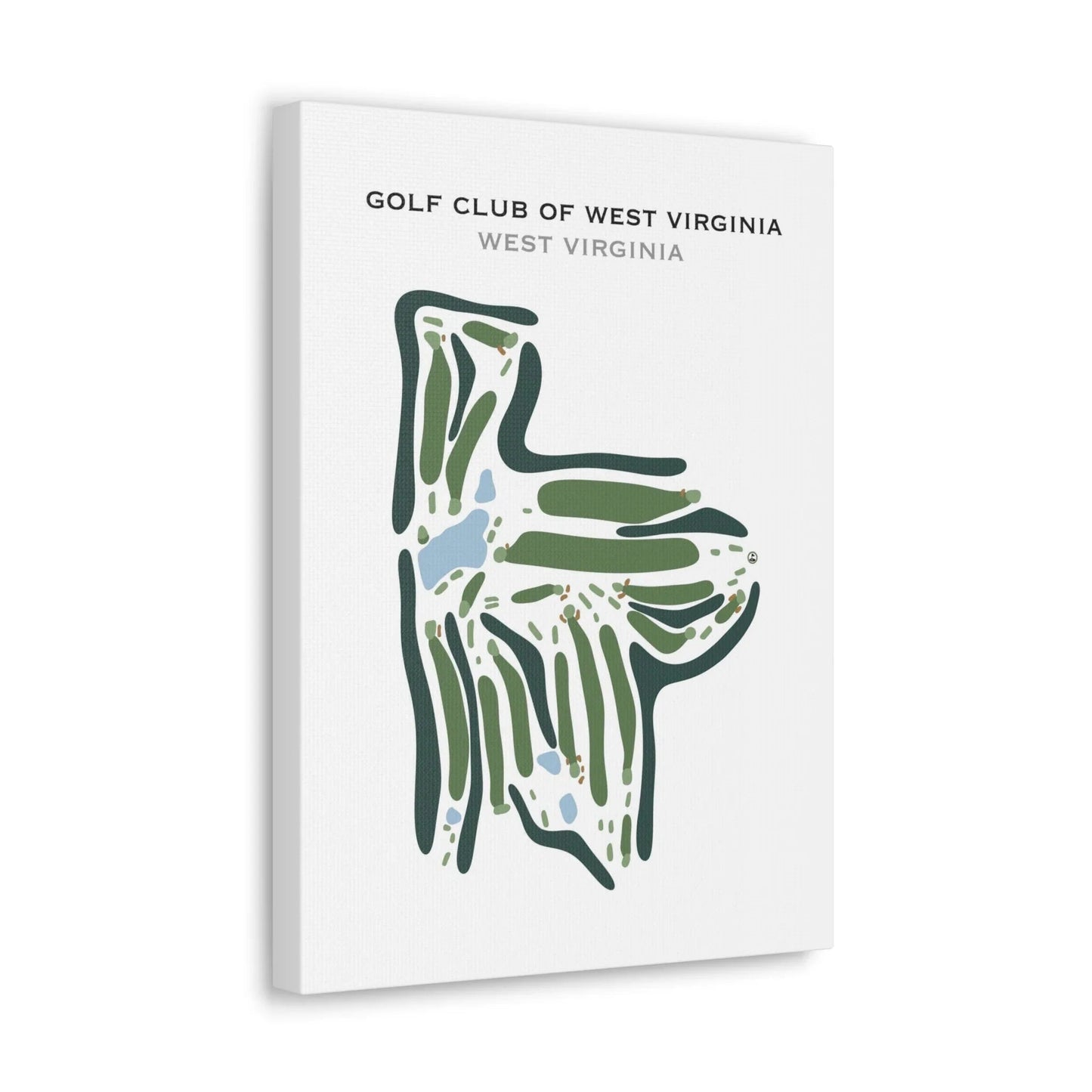 Golf Club of West Virginia, West Virginia - Printed Golf Course