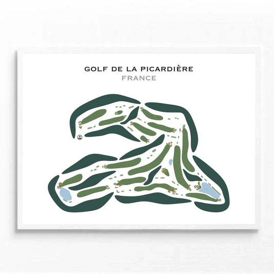 Golf de la Picardière, France - Printed Golf Courses