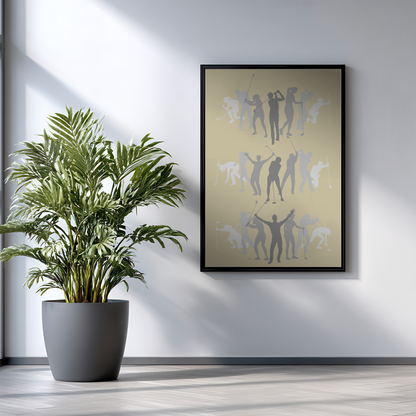 Golfer Silhouettes