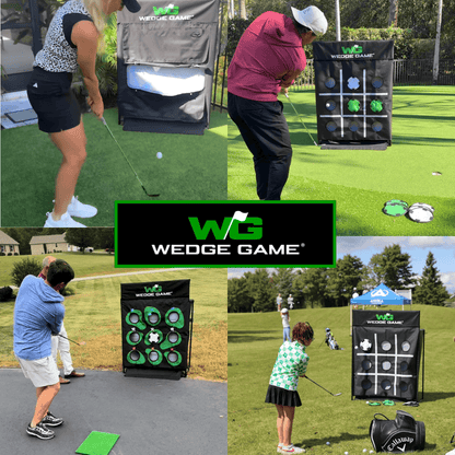 Golfers_hitting_into_Wedge_Game - GOLF LEAGUE