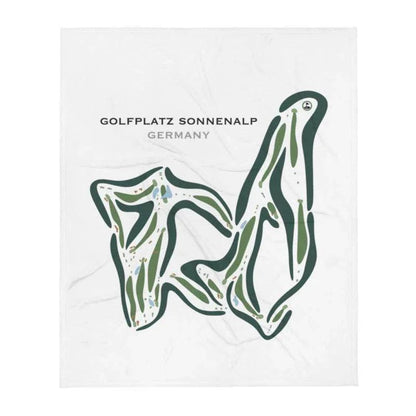 Golfplatz Sonnenalp, Germany - Printed Golf Courses