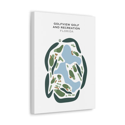 Golfview Golf and Recreation, Florida - Printed Golf Courses