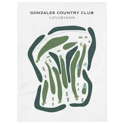 Gonzales Country Club, Louisiana - Printed Golf Courses