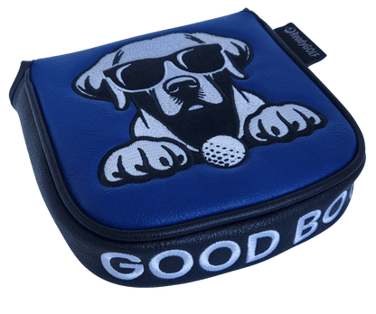 L.A.B. DF2.1 Embroidered Center-Shafted Putter Cover by ReadyGOLF - Good Boy (Black Lab)