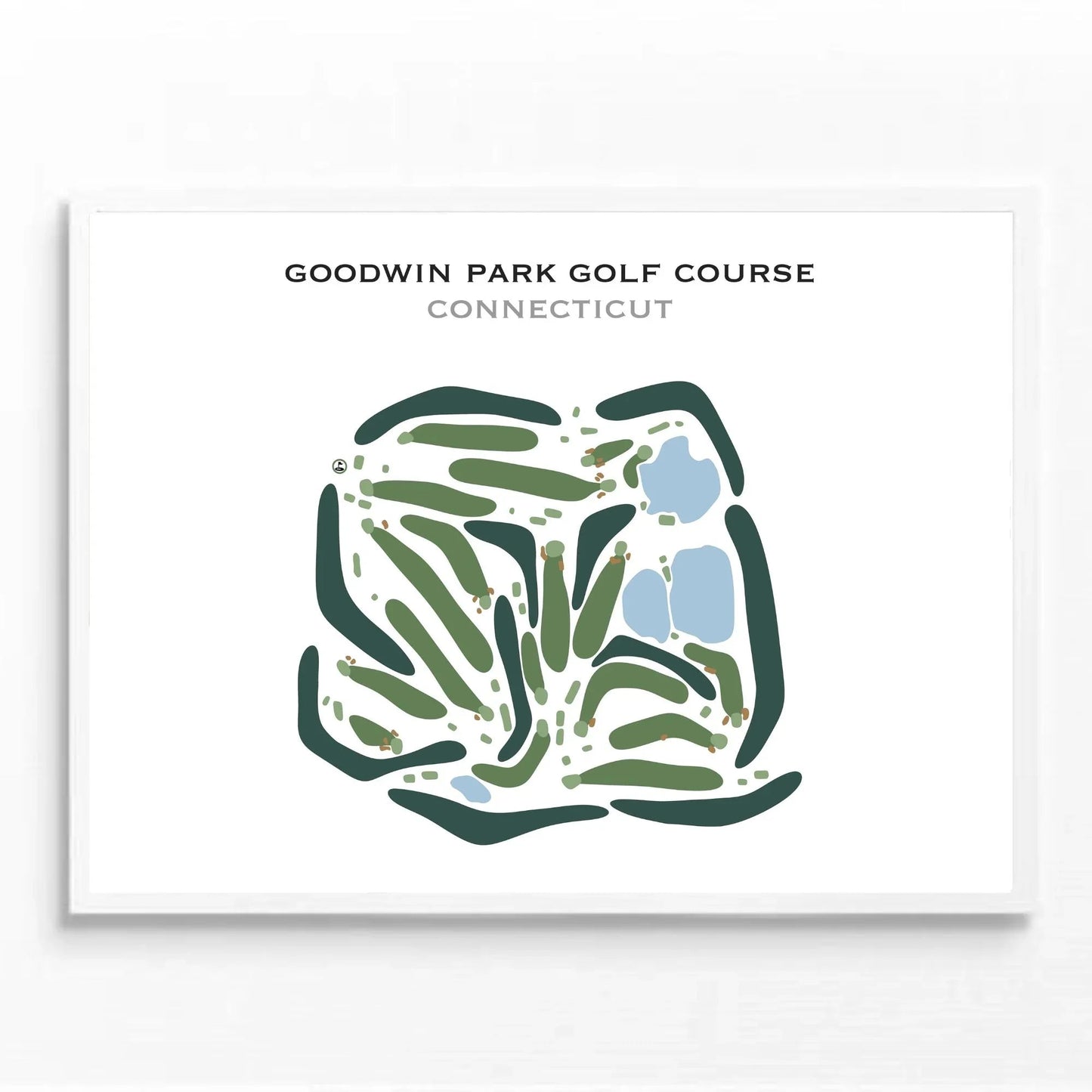 Goodwin Park Golf Course, Connecticut - Printed Golf Course