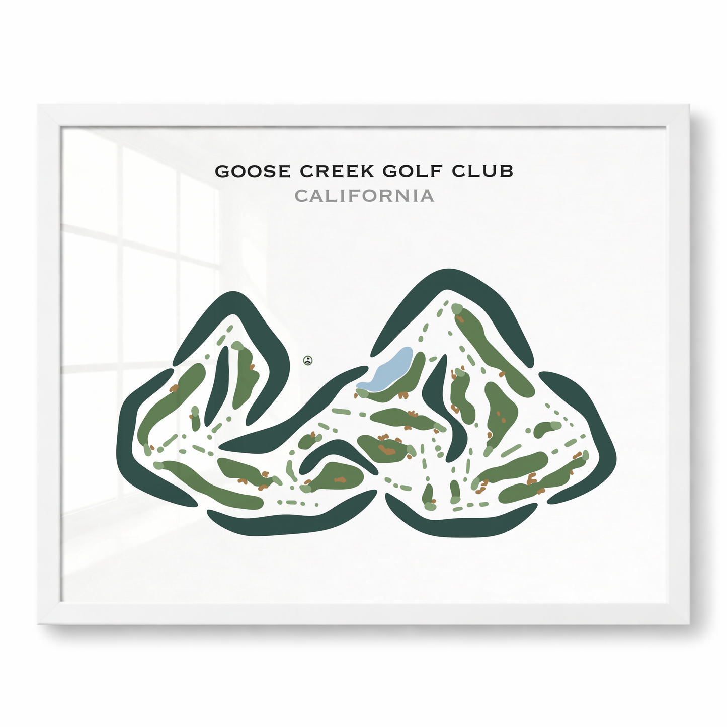 Goose Creek Golf Club, California - Printed Golf Courses