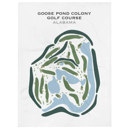 Goose Pond Colony Golf Course, Alabama - Printed Golf Courses