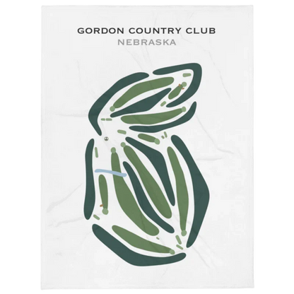 Gordon Country Club, Nebraska - Printed Golf Courses