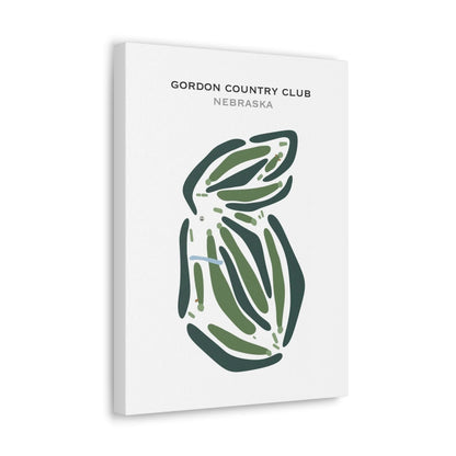 Gordon Country Club, Nebraska - Printed Golf Courses