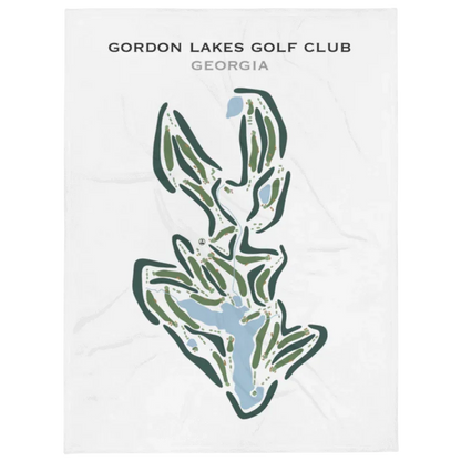 Gordon Lakes Golf Club, Georgia - Printed Golf Course