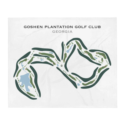Goshen Plantation Golf Club, Georgia - Printed Golf Course