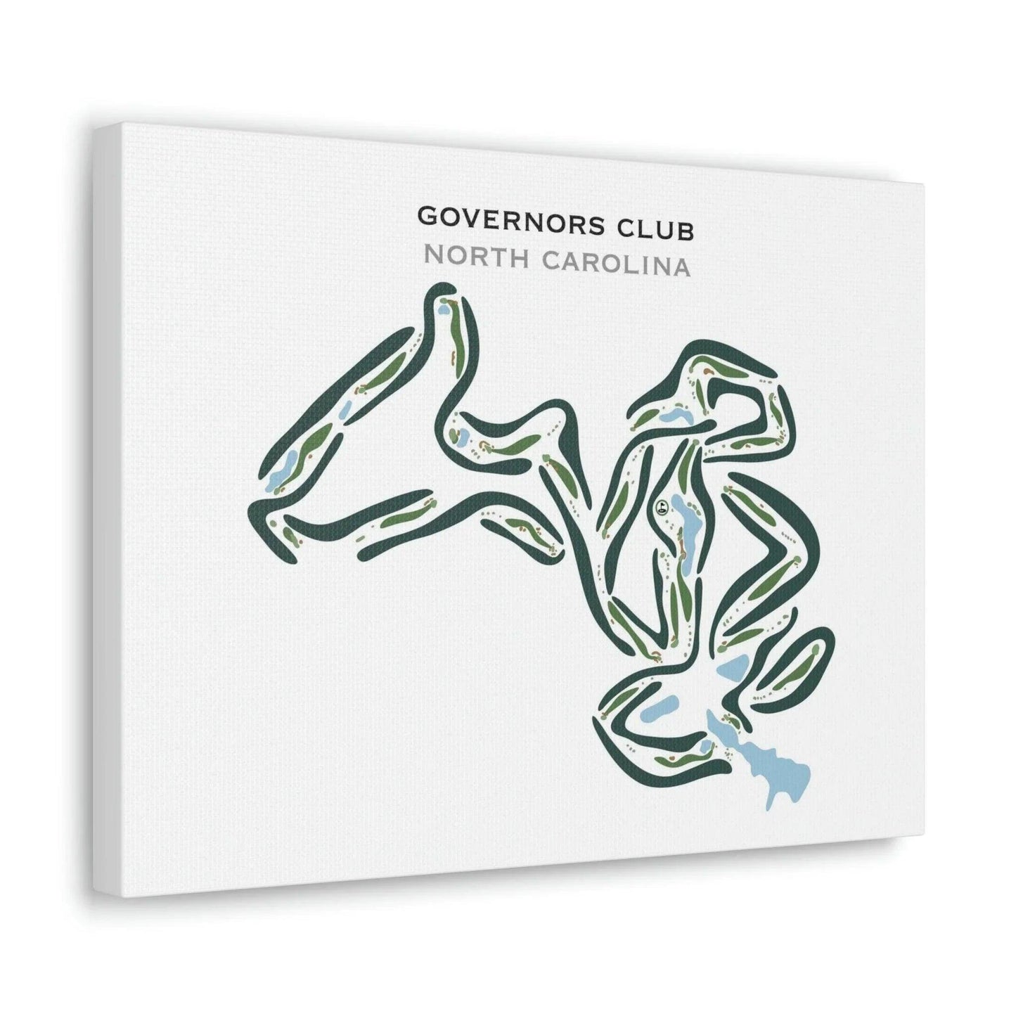 Governors Club, North Carolina - Printed Golf Courses