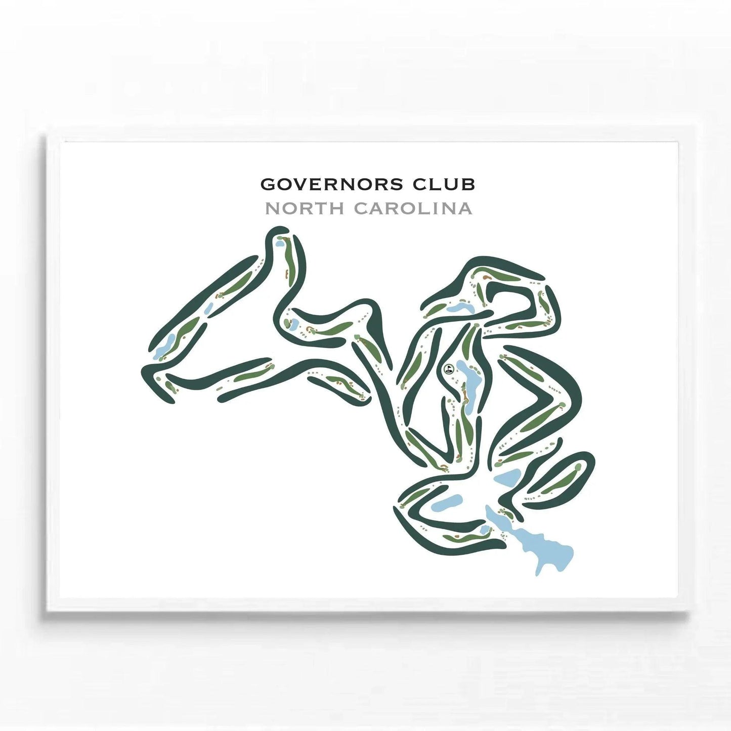 Governors Club, North Carolina - Printed Golf Courses