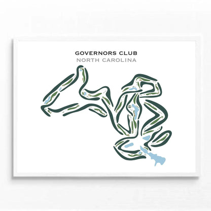 Governors Club, North Carolina - Printed Golf Courses
