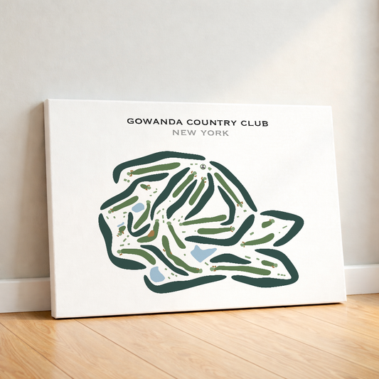Gowanda Country Club, New York - Printed Golf Courses