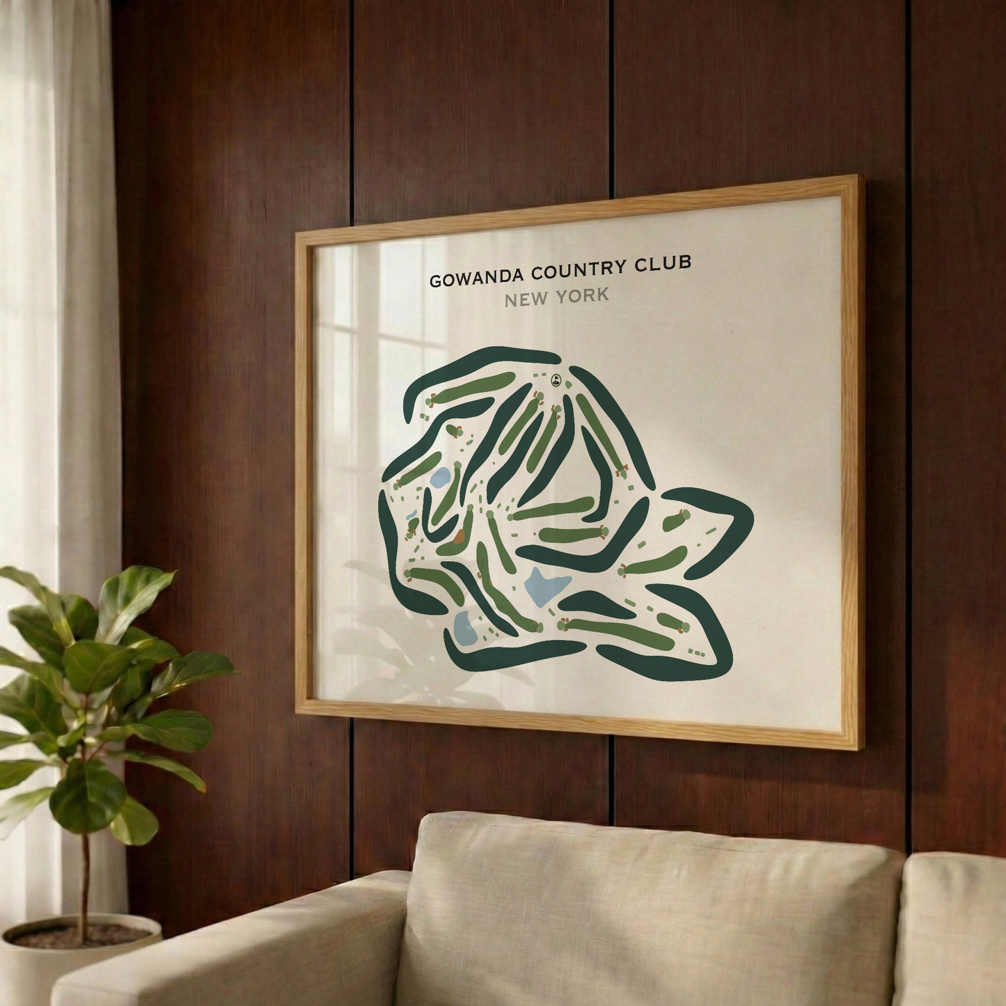 Gowanda Country Club, New York - Printed Golf Courses
