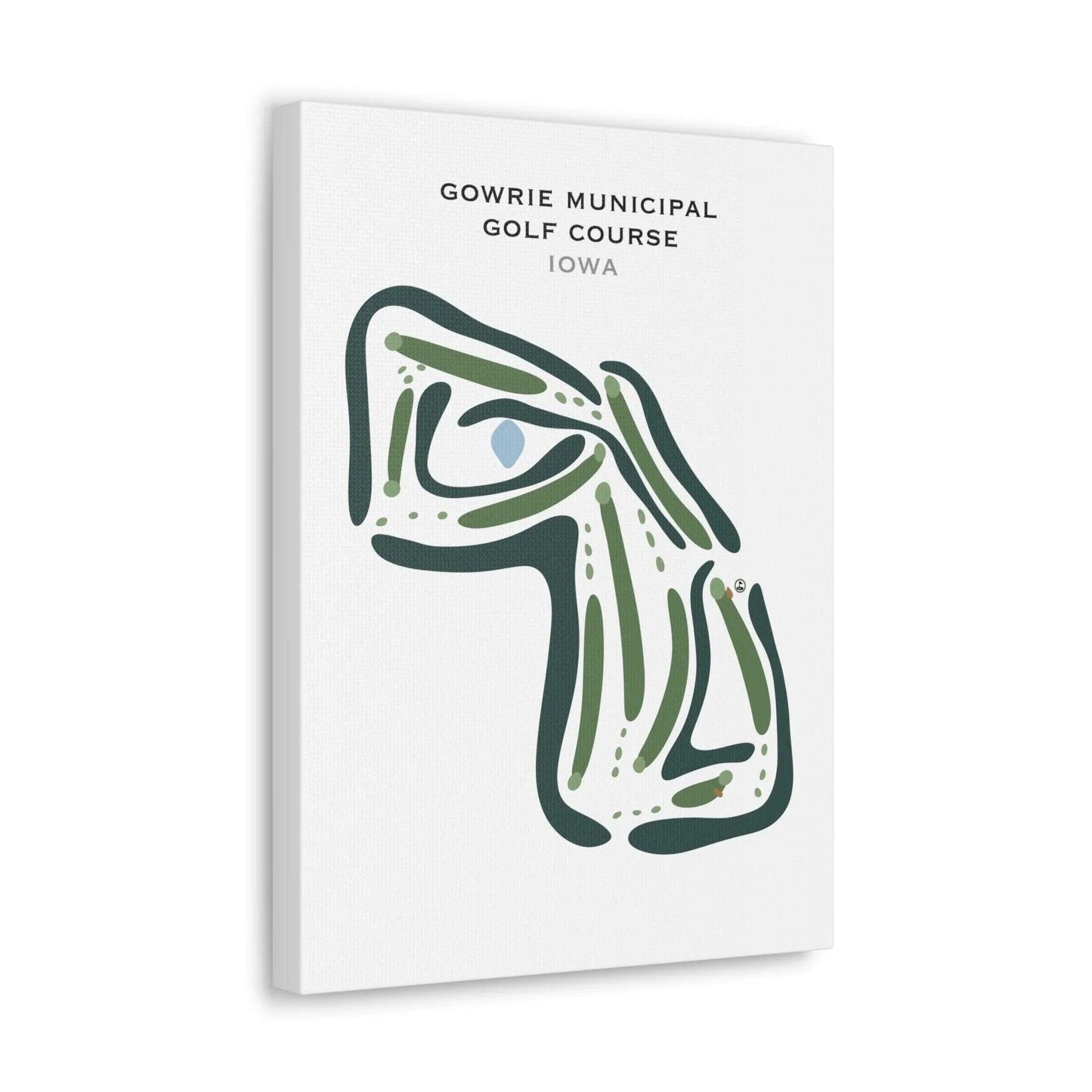Gowrie Municipal Golf Course, Iowa - Printed Golf Courses