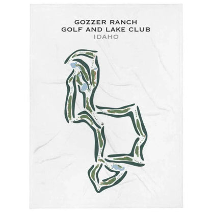 Gozzer Ranch Golf and Lake Club, Idaho - Printed Golf Courses