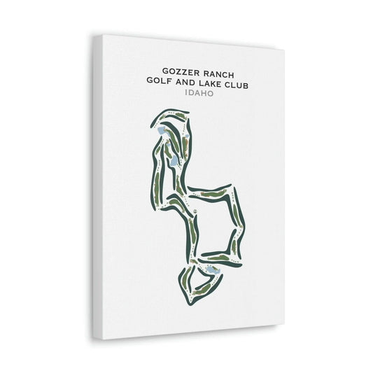 Gozzer Ranch Golf and Lake Club, Idaho - Printed Golf Courses